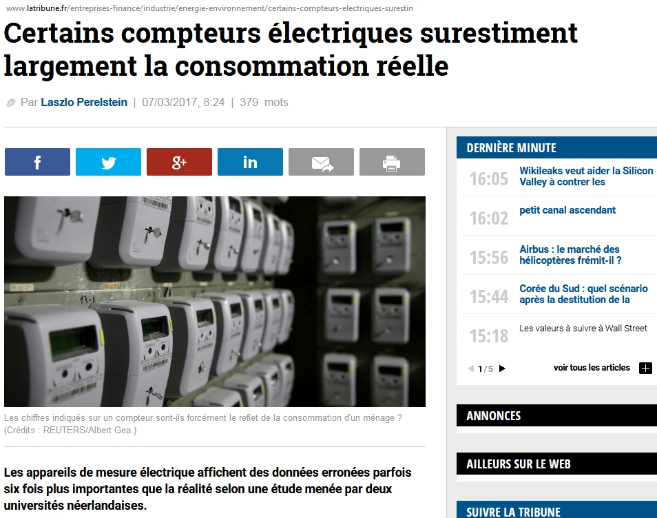 Avec Linky Votre Facture D Lectricit Est Multipli E